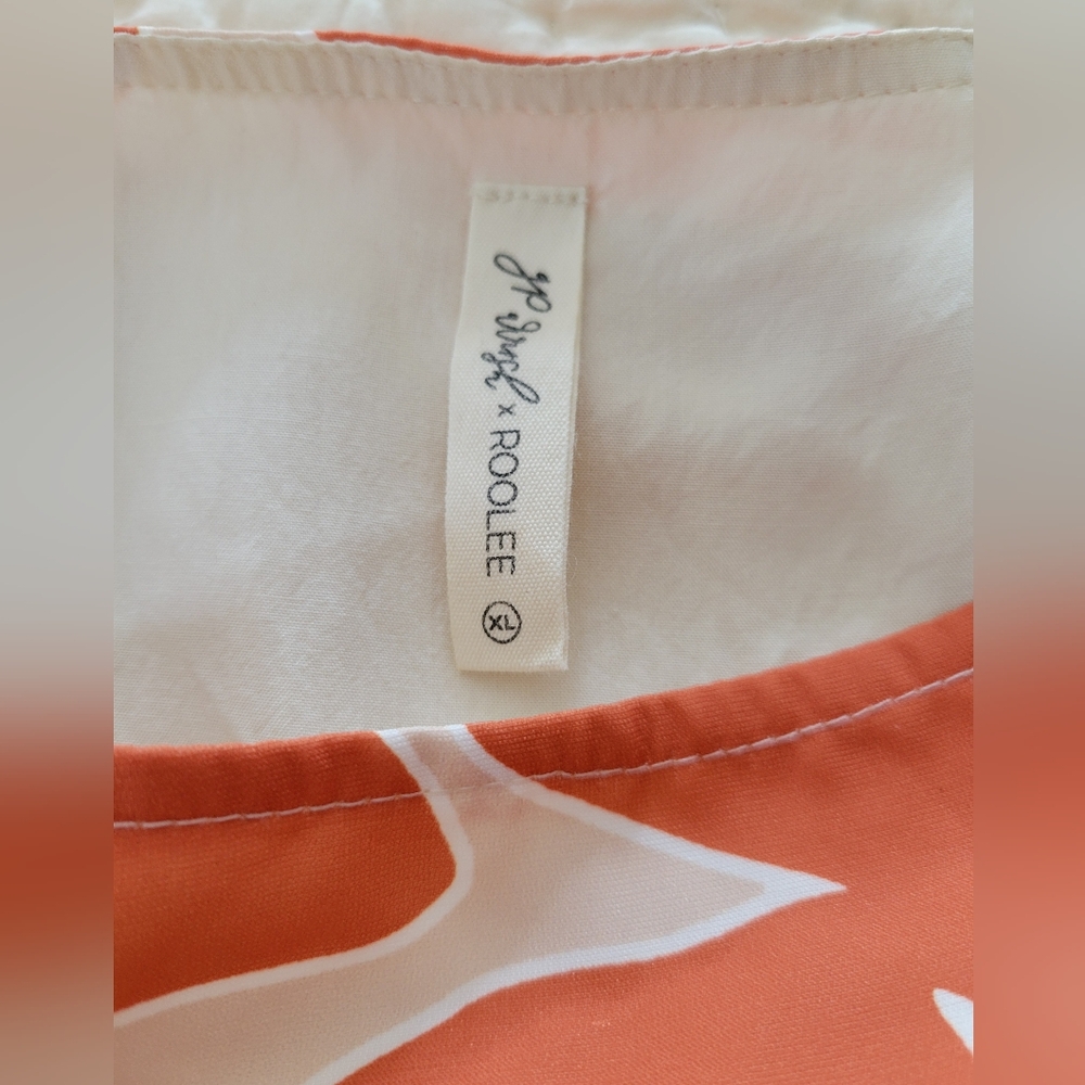 Roolee XL Orange and Cream Dress - Picture 3 of 7